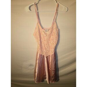 Secret Treasures Soft Pink girlie Lace Nightie Nightgown Sweet Sexy Size Small S